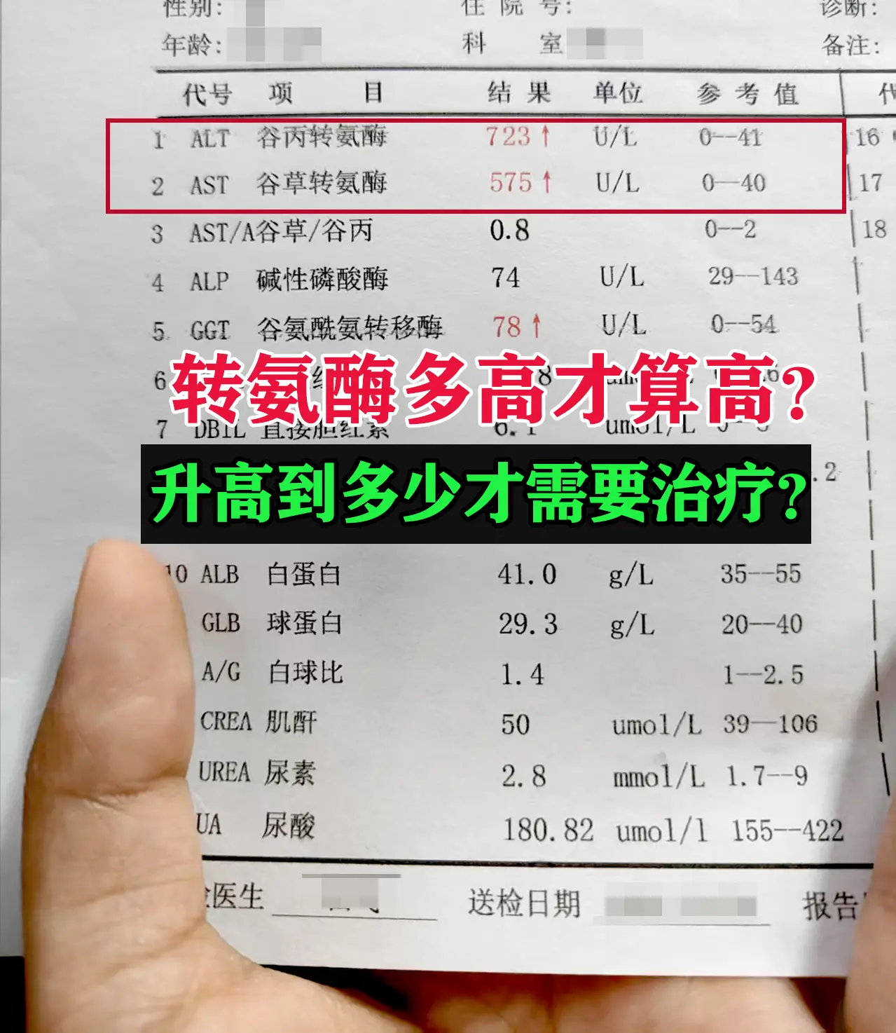 最近后台收到一位肝病朋友发来的化验单，我点开一看心里瞬间一紧，谷丙转氨...