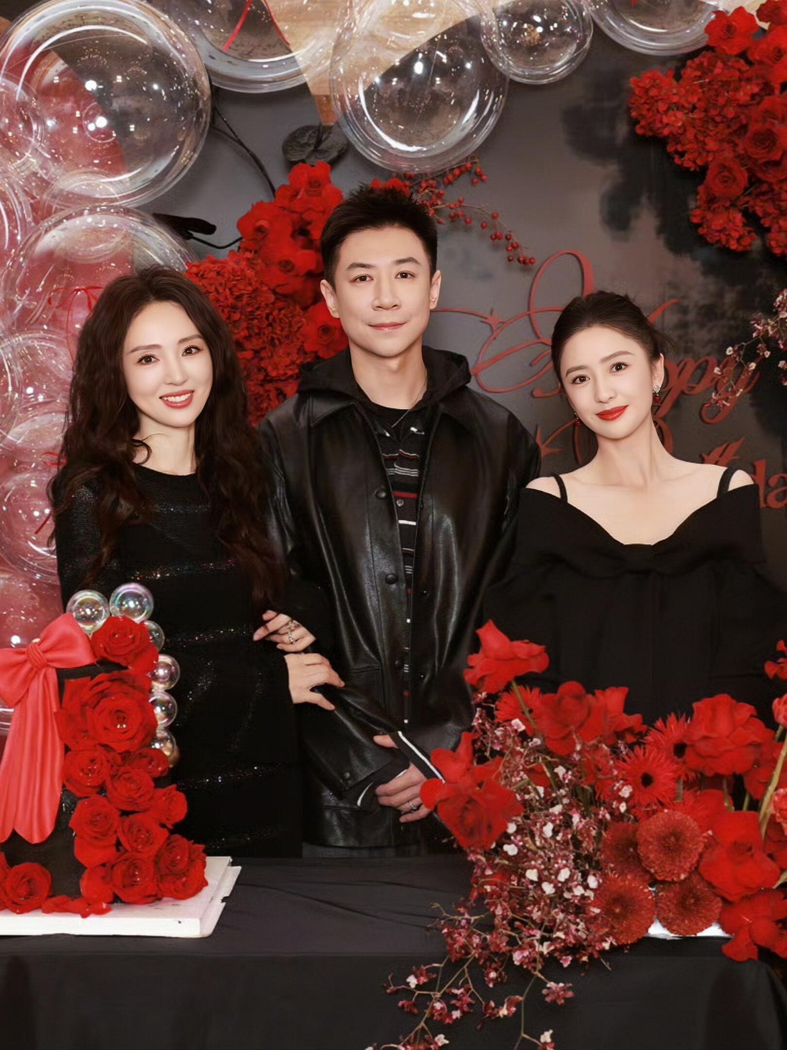 佟丽娅晒照片为董璇庆祝生日不是张维伊又不是你过生日你咋站C位呢​​​