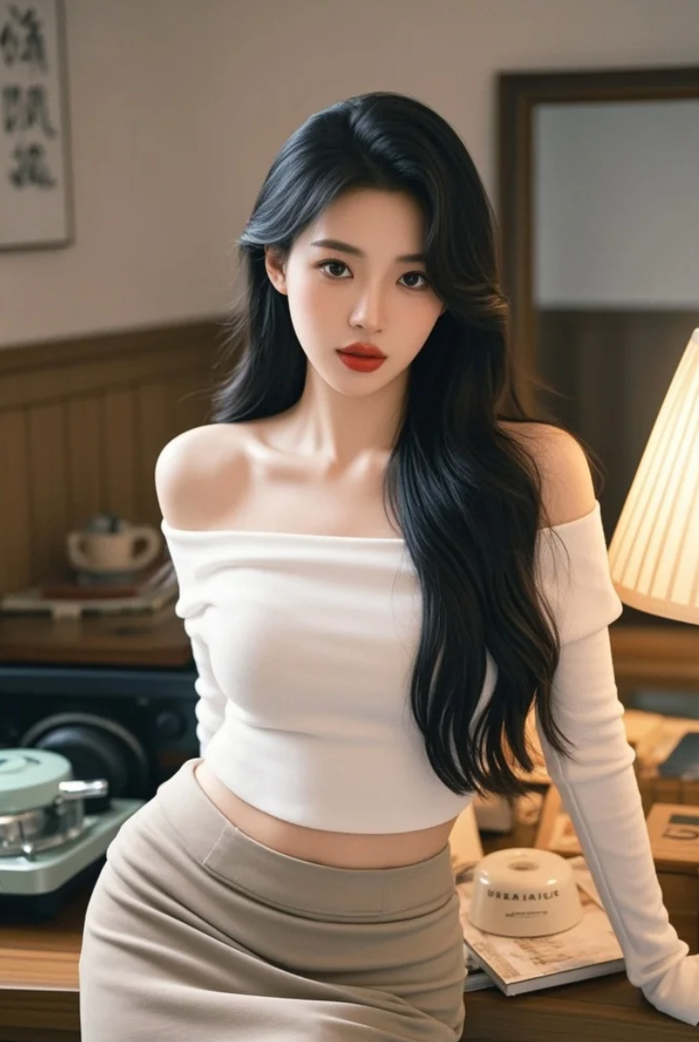 她的美，无需言语，一眼足以心动