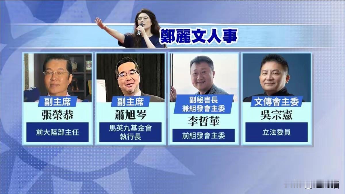 郑丽文抛出比自己当选党主席更震撼的震撼弹，赖清德们和赵少康们傻眼！郑丽文今天宣布