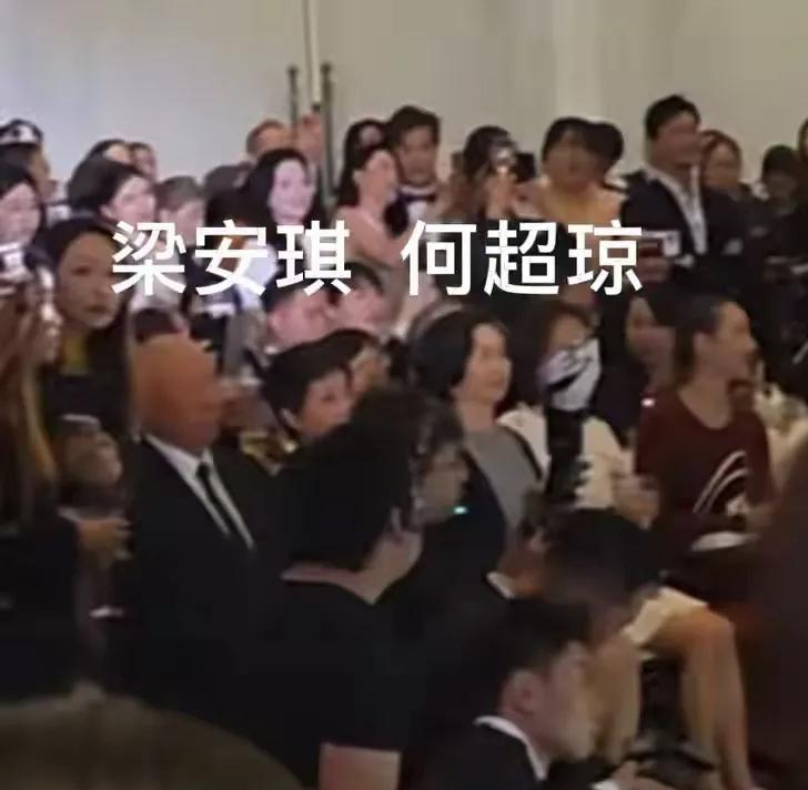 陈婉珍应该没有参加何猷君奚梦瑶的答谢宴，因为梁安琪坐在亲朋席位中的时候，身边有何