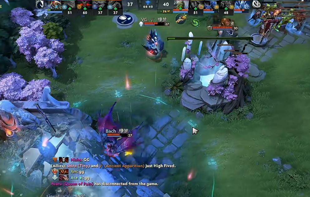 VG鏖战近67分钟艰难战胜Liquid赢下第一局，这把毛哥火猫真的燃尽了！对线抢