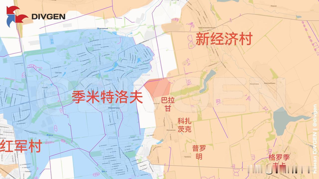 10月28日俄乌最新战报:图一:俄军突击队已抵达了季米特洛夫市东部青年区的边