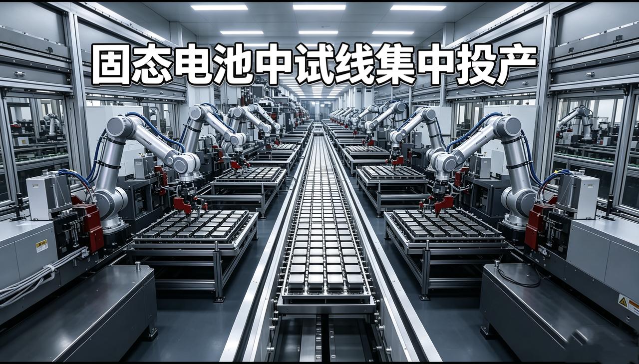 固态电池中试线，集体爆发！10月13日，广州巨湾技研宣布吉瓦时级全固态电池产
