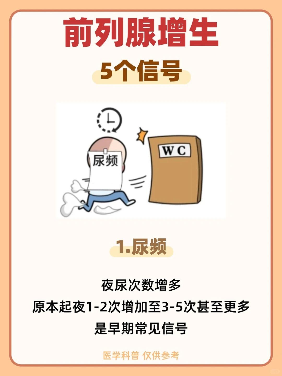 前列腺增生的5个信号，需要注意