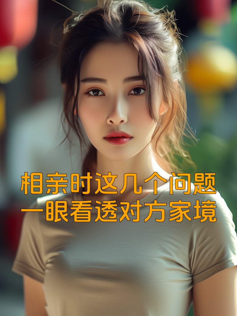 相亲时这几个问题，一眼看透对方家境