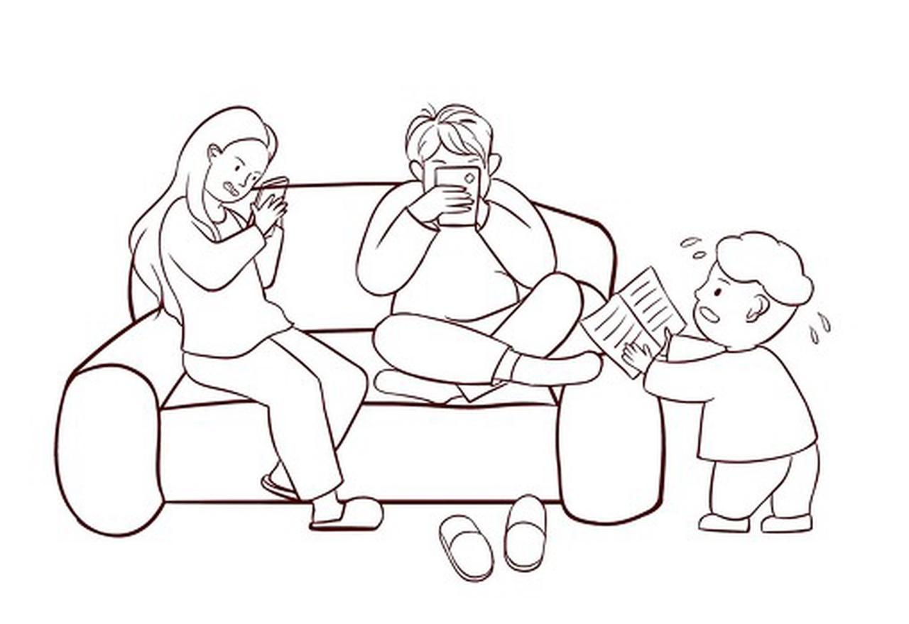 孩子沉迷手机可太愁人了，我家亲戚就遇到过这情况。他家孩子一放学就抱着手机玩游戏，