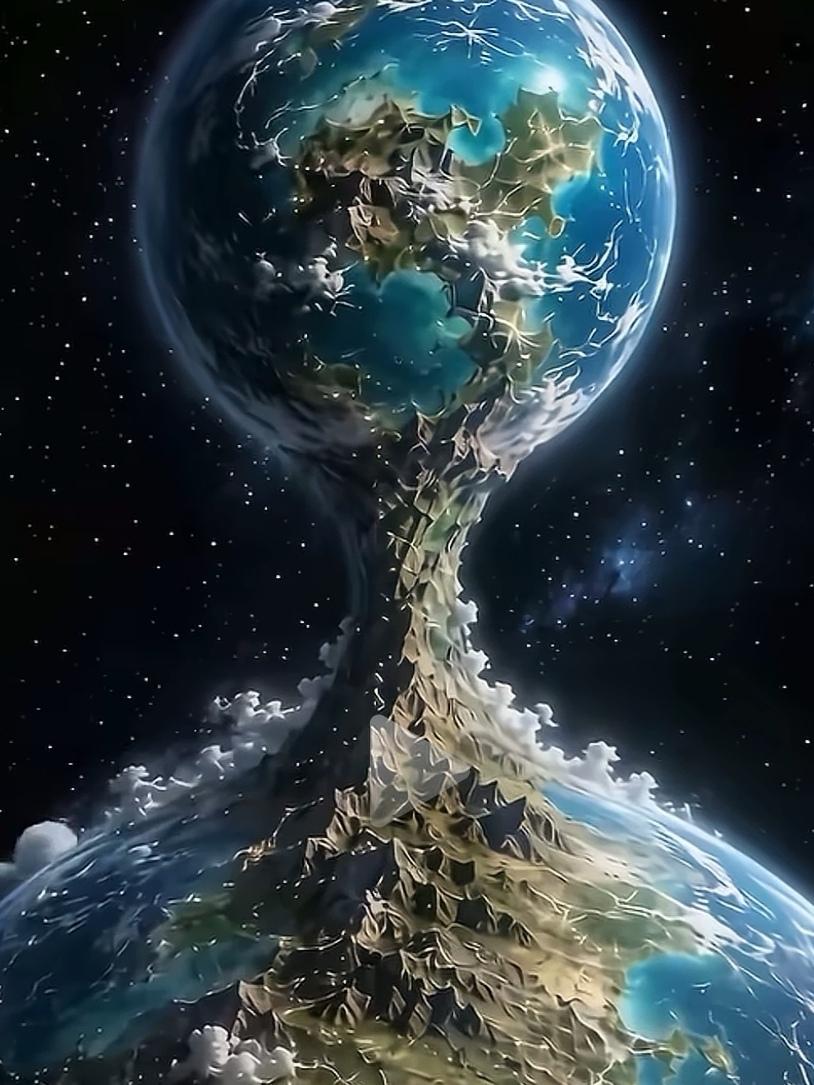 共工怒撞不周山是假的。都是后来人神话的。最早地球月球本来就是整体，中间靠着不周