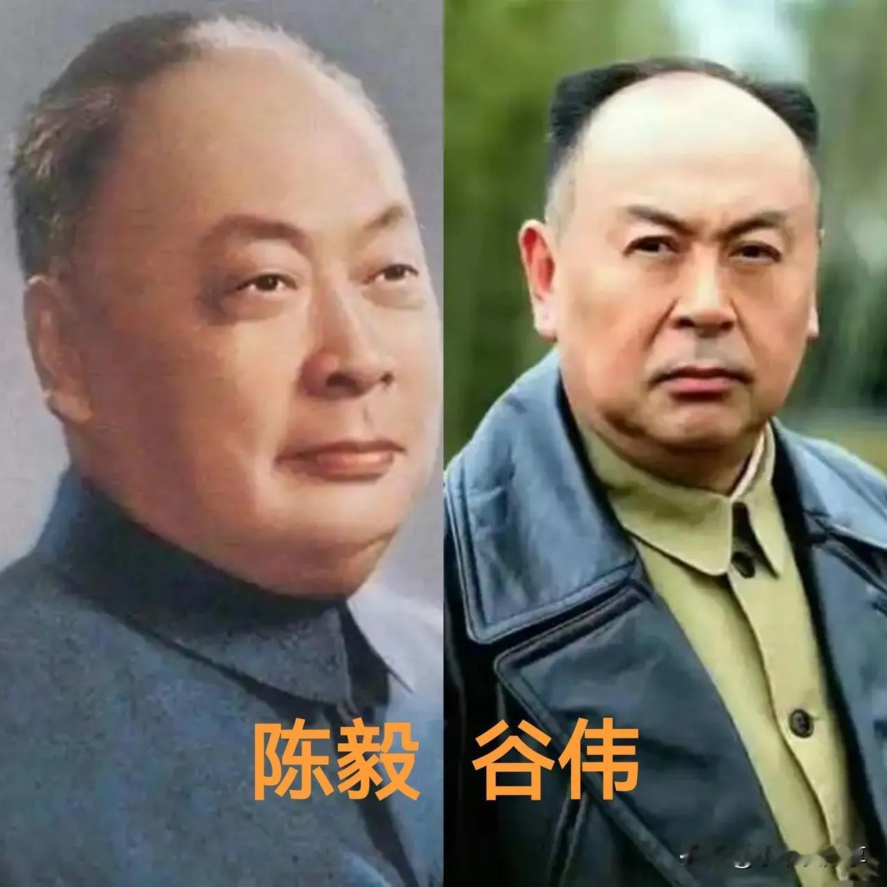 谷伟演的陈毅很形象。他那张脸往镜头前一摆,根本不用开口,那股子儒将气质就透出来