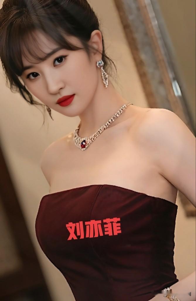 刘亦菲红色造型惊艳绝伦气质优雅美的不可方物。女明星女明星绝美造型气质女明