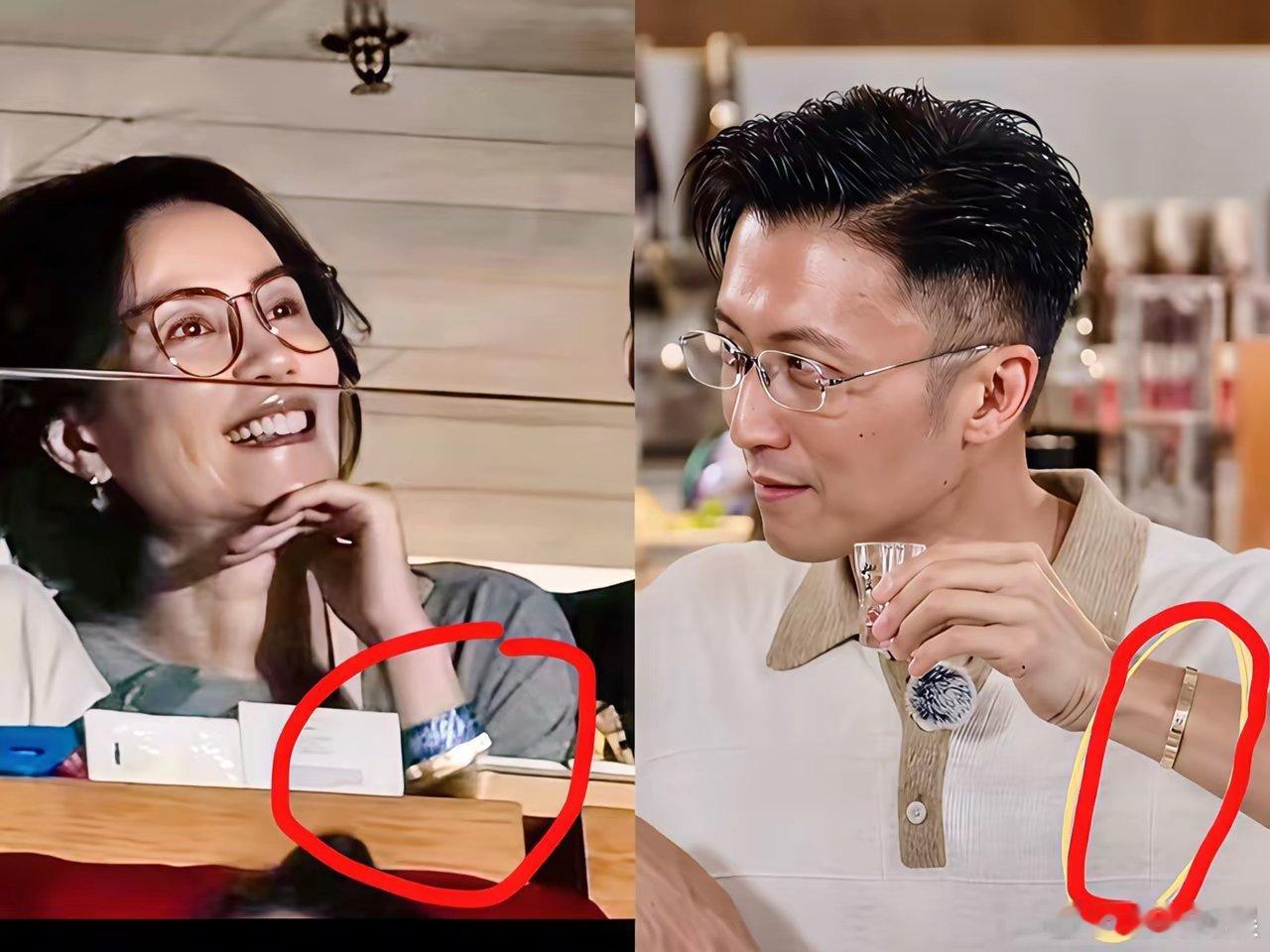 谢霆锋估计是全网最开心的人了，不是因为张柏芝，而是王菲昨天在那英演唱会上戴了他们的定情手镯。​镜头拉