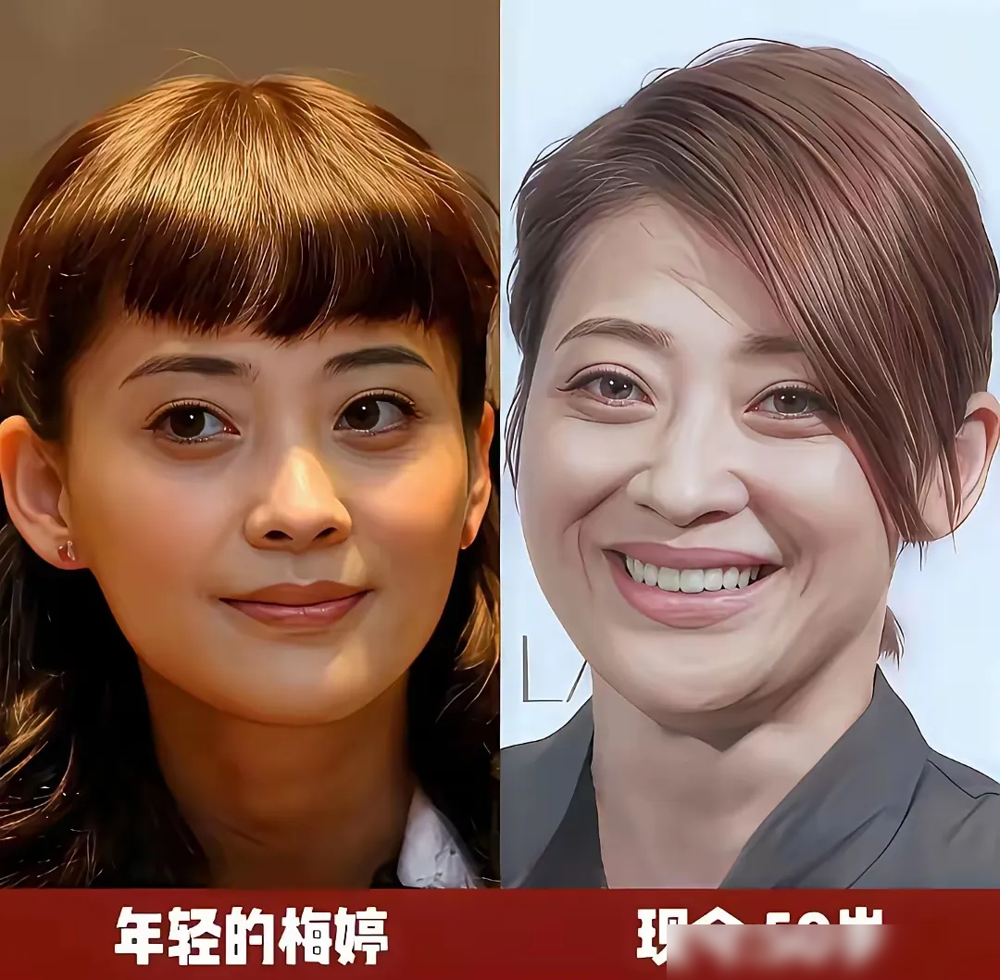 殷桃的街拍，眼角的细纹清清楚楚，董洁瘦到40多公斤，生图法令纹藏不住，梅婷素颜直播，黑眼圈眼袋全在，