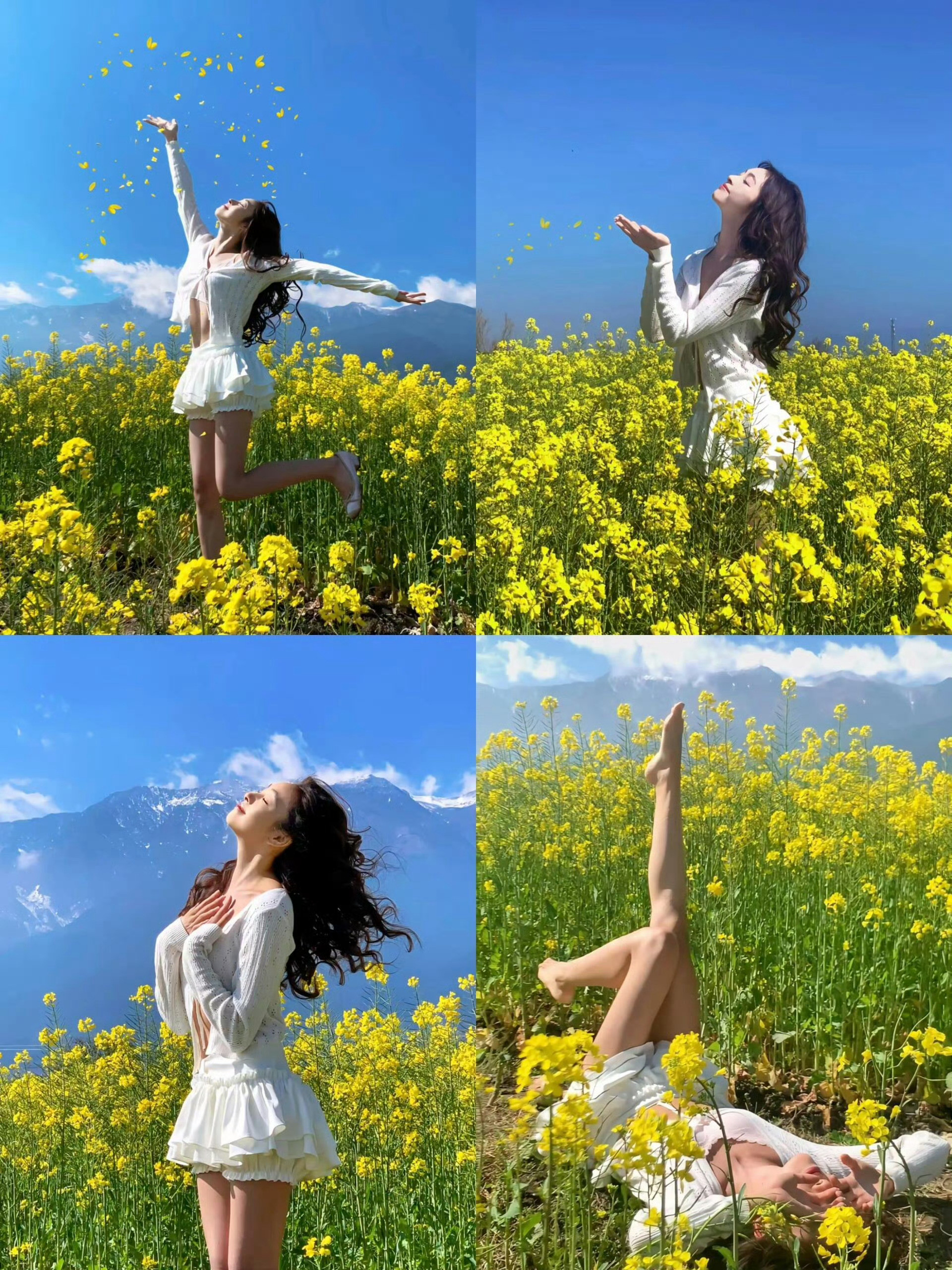 拒绝呆板，姐妹放开了拍