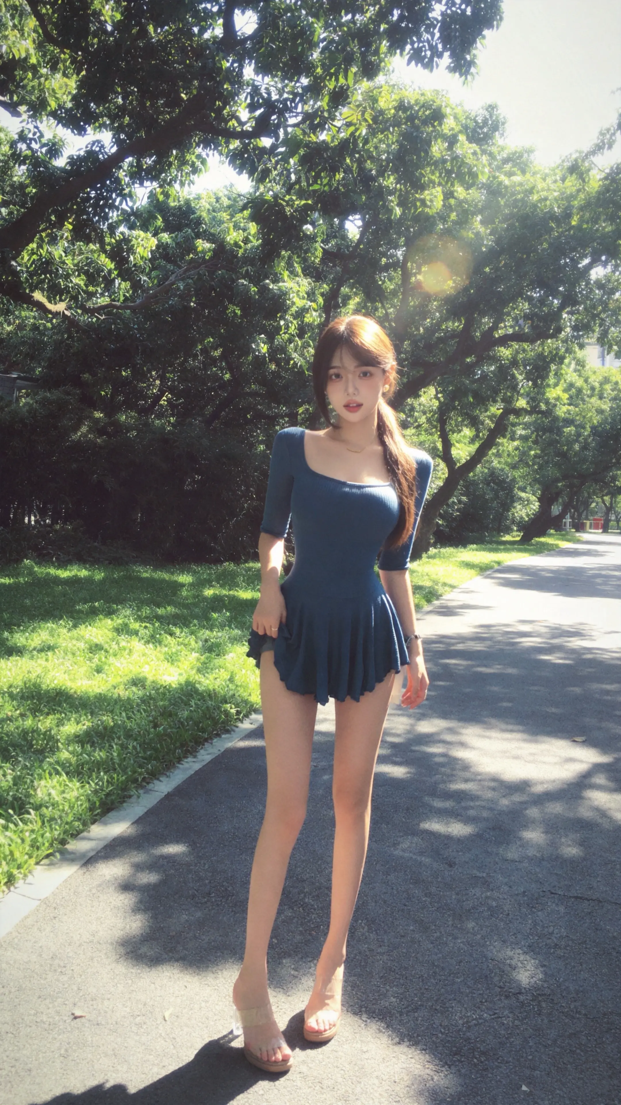 少女感夏日ootd 夏日chill穿搭 日常穿搭分享 分享夏季韩系穿搭...