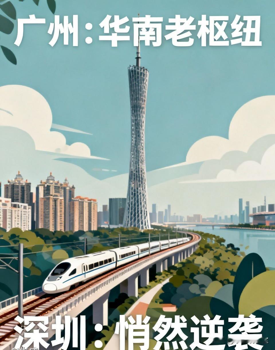 到底是广州巩固华南枢纽，还是深圳在强势逆袭？高铁建设给出答案在华南高铁版图