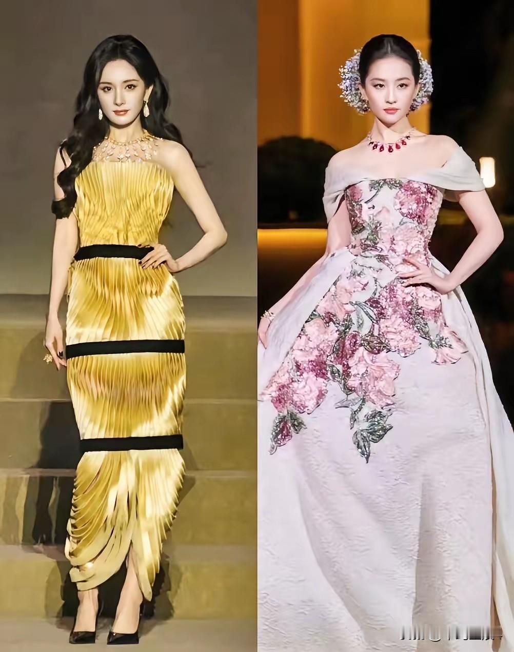 Vogue盛典这一夜，杨幂要失眠了，刘亦菲赢麻了，不愧是神仙姐姐，无论是长相还是