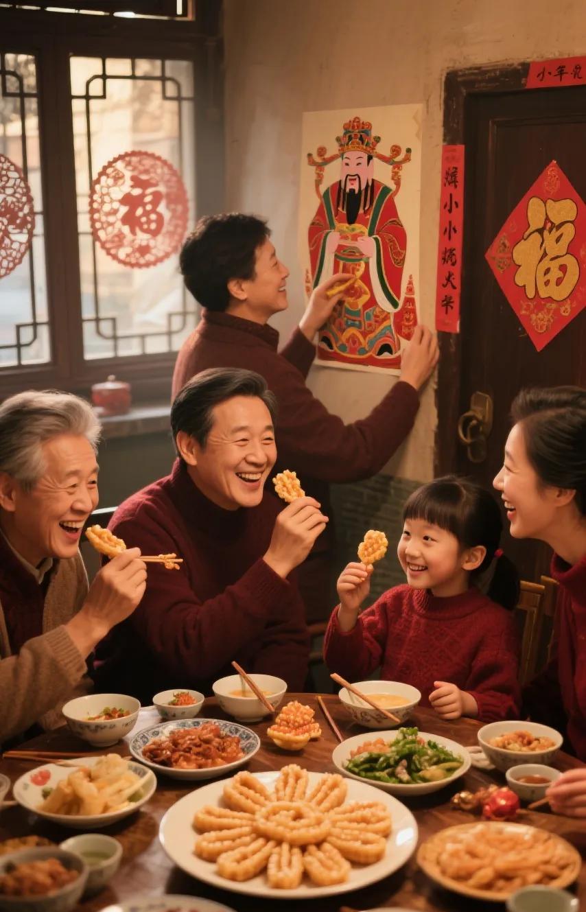2025年小年夜的传统与风俗2025年的小年夜，即北方的小年（祭灶节）
