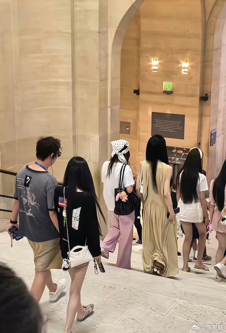 懒懒男友疑似出轨2026-08，网友在巴黎拍到王思聪和一位长发女生逛街，画面里牵