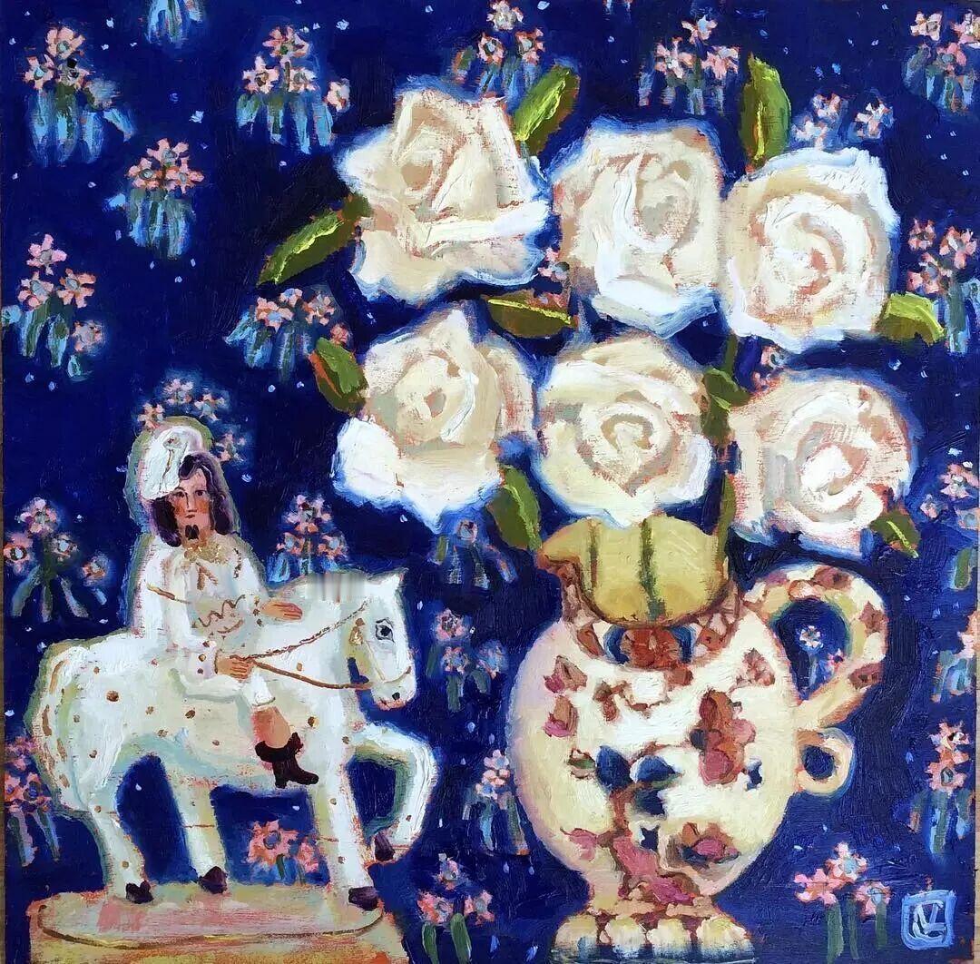 【英国艺术家VanessaCooper✨画作欣赏】作为天真派艺术家，她不搞晦