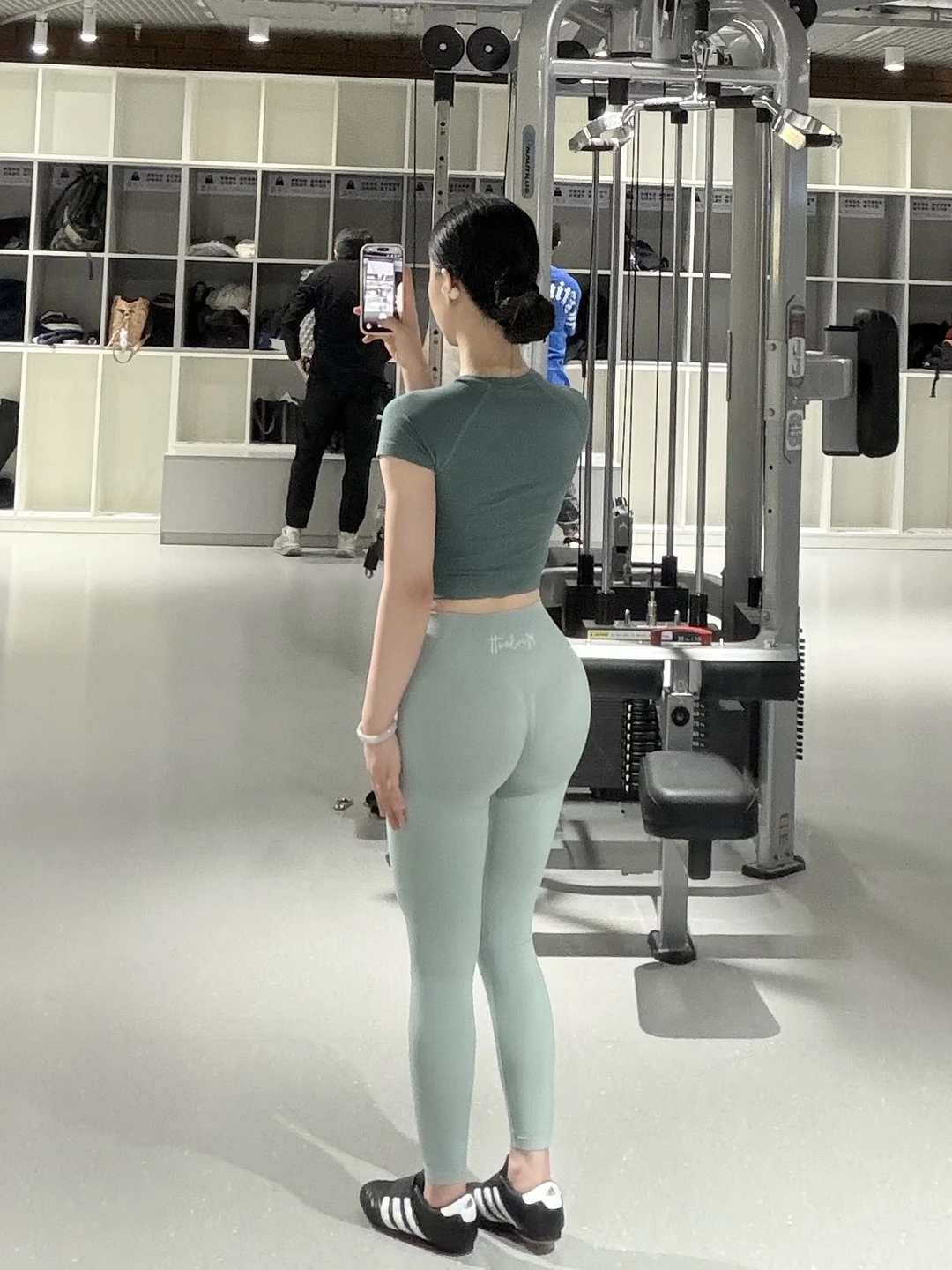 健身人有自己显身材的皮肤