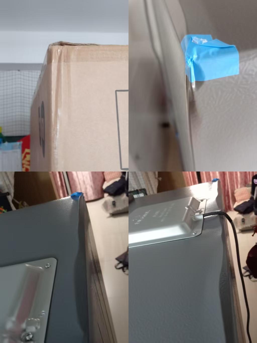 某东PLUS会员买某米冰箱：包装摔成这样还送货上门？拆箱更崩溃……周末在某