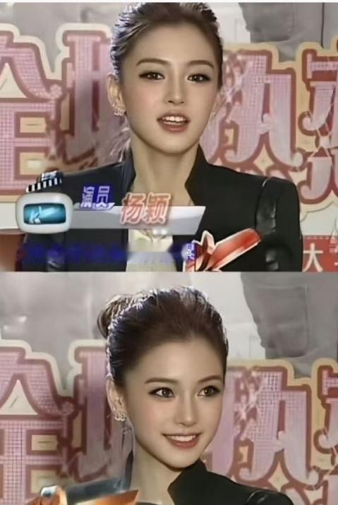 Angelababy早期美得实在不像话，这脸好高级
