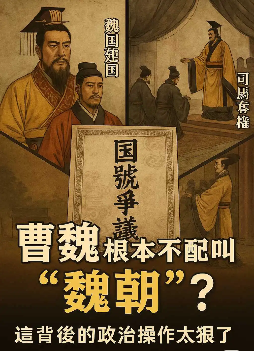 为什么曹魏不配叫魏朝？原来如此