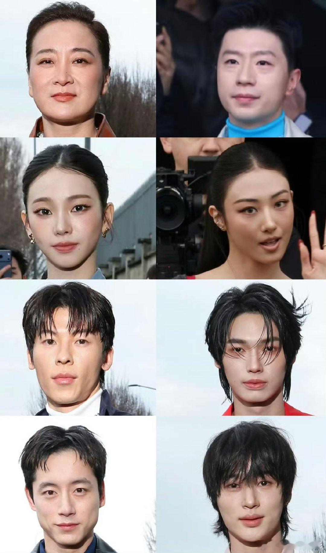 贾玲许光汉马龙同框贾玲马龙柳智敏许光汉G社生图今天米兰男装周Prada大秀G社