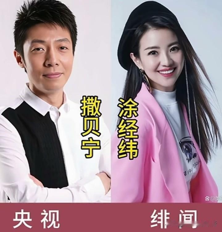央视舞台上不少默契搭档，因配合出彩传出不少绯闻。镜头前他们从容默契，工作中彼此扶