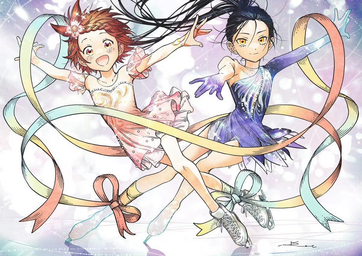 《尖帽子的魔法工坊》漫画作者·白滨鸥老师绘制、《舞冰的祈愿/金牌得主》第二季