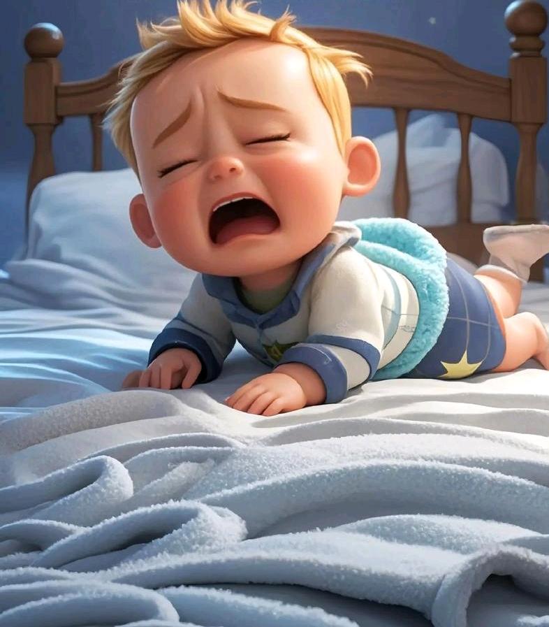 外孙女才三个月大，上个月开始就天天夜里闭着眼哭，怎么哄都哄不住，天不亮绝不停歇。