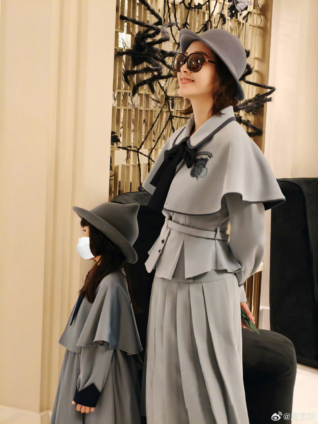 唐艺昕女儿侧颜唐艺昕女儿睫毛睫毛好长​​​