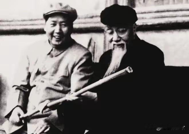 这组照片记录毛主席手持竹制手杖出行散步的瞬间，手杖质朴简约，陪伴他登山走访、休闲