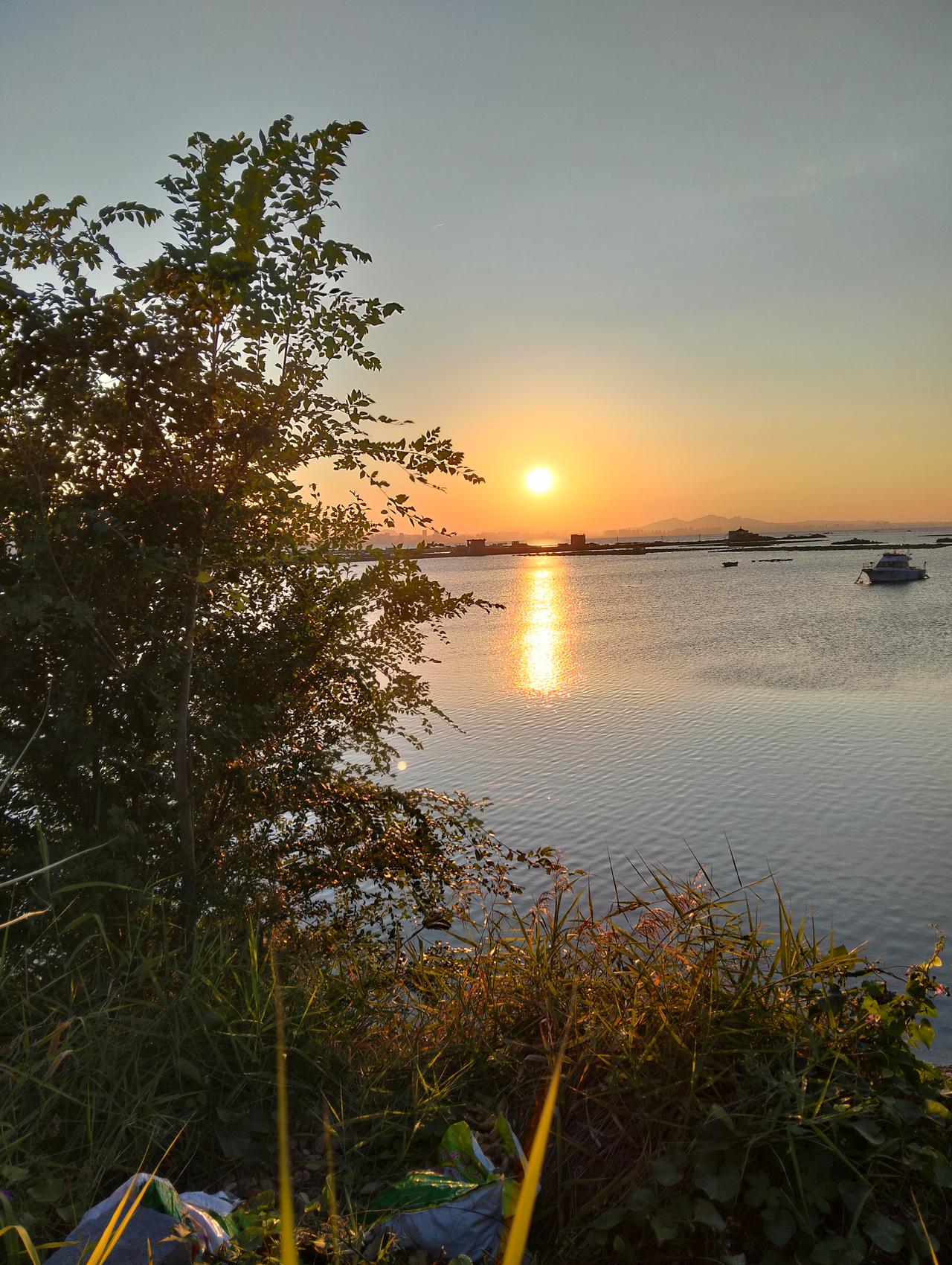 在烟台过了大半辈子，今天第一次上芝罘岛西口码头。花110块钱，买了4斤多梭子蟹