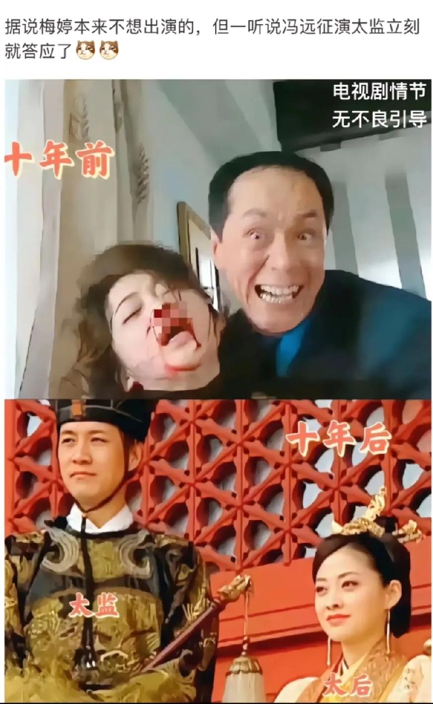 哈哈，冯远征和梅婷恩恩怨怨的死循环。据说梅婷为了演这个角色没收钱，就为了使唤冯