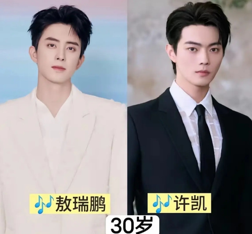 真是同岁不同命啊，许凯和敖瑞鹏同样是30岁！可许凯2025年，一部剧都没有，而