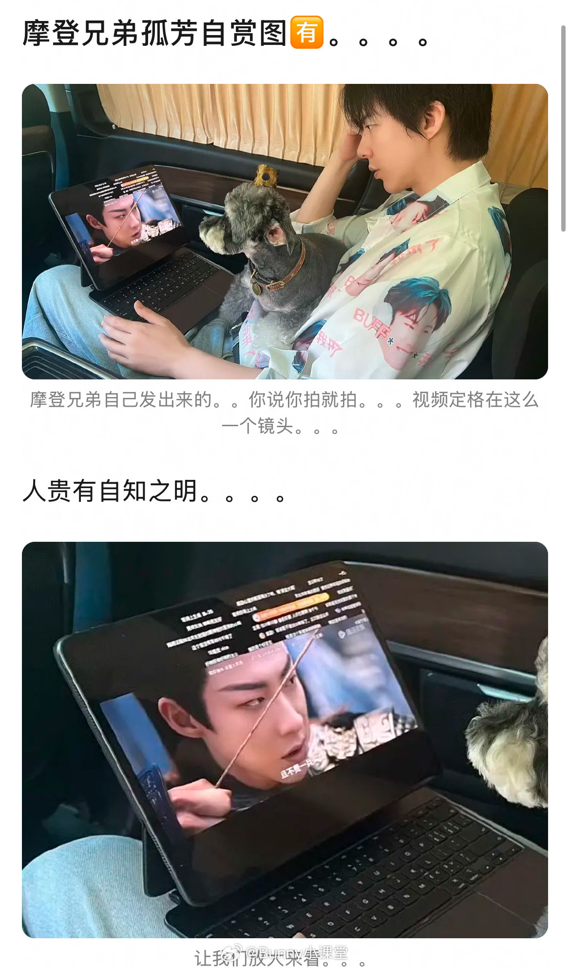 你懂什么叫“孤芳自赏”刘宇宁抱狗看折腰​​​