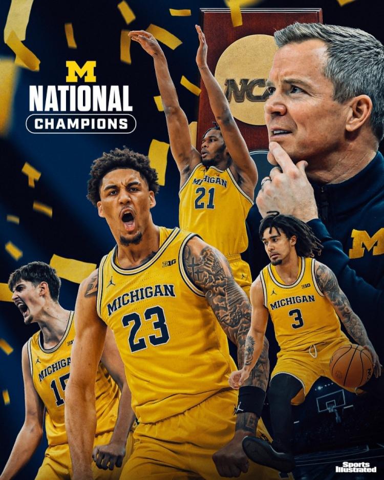 “疯狂三月”大结局！他们终结37年等待，密歇根大学加冕队史第二冠！康大无缘四