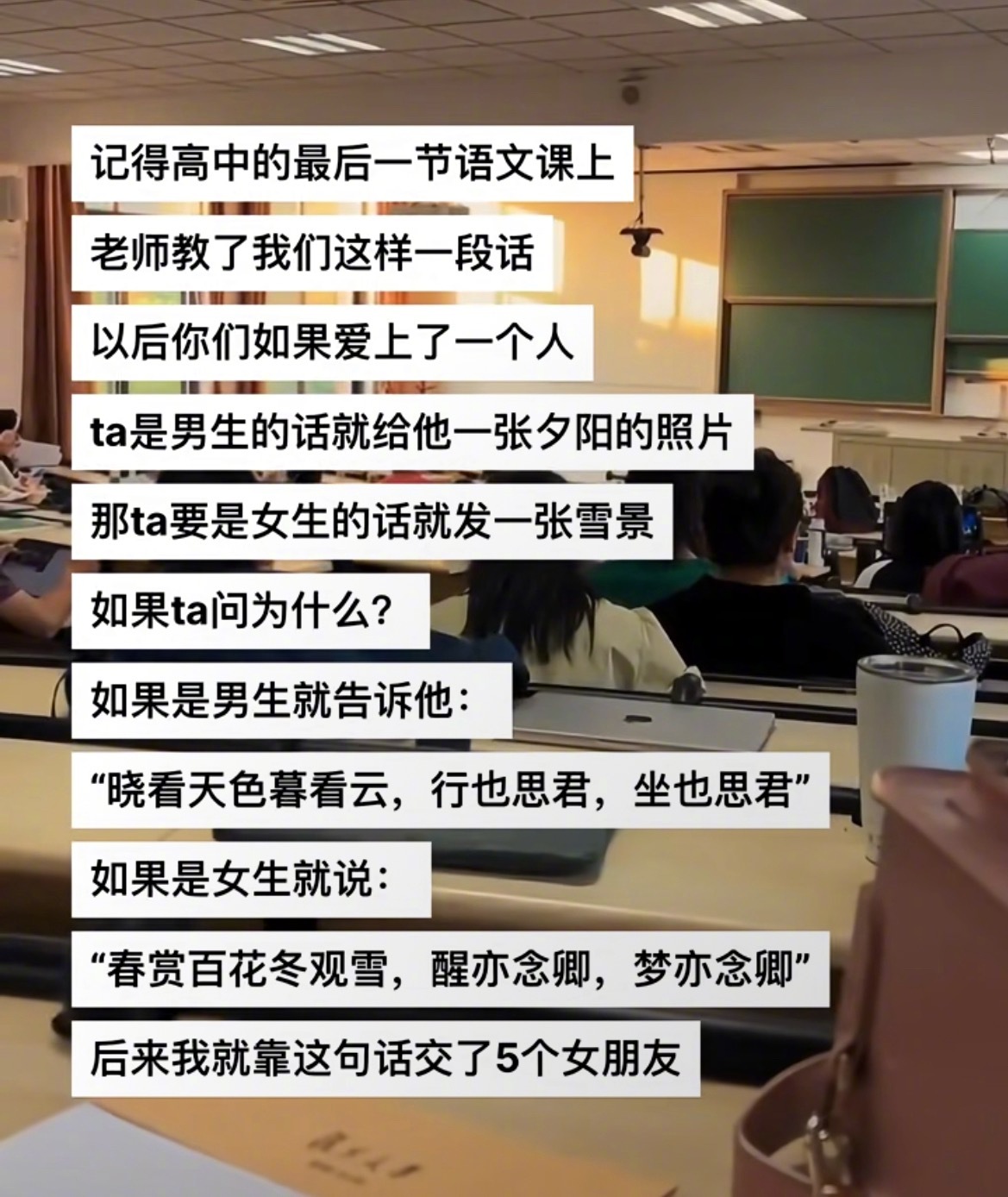 “我靠这句话交了五个女朋友”​​​