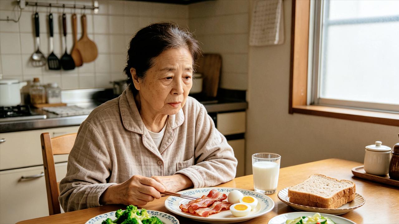 岳母过节来我家，我早起做饭。她一脸“不情愿”的表情，一直说“打扰了”。我听了，