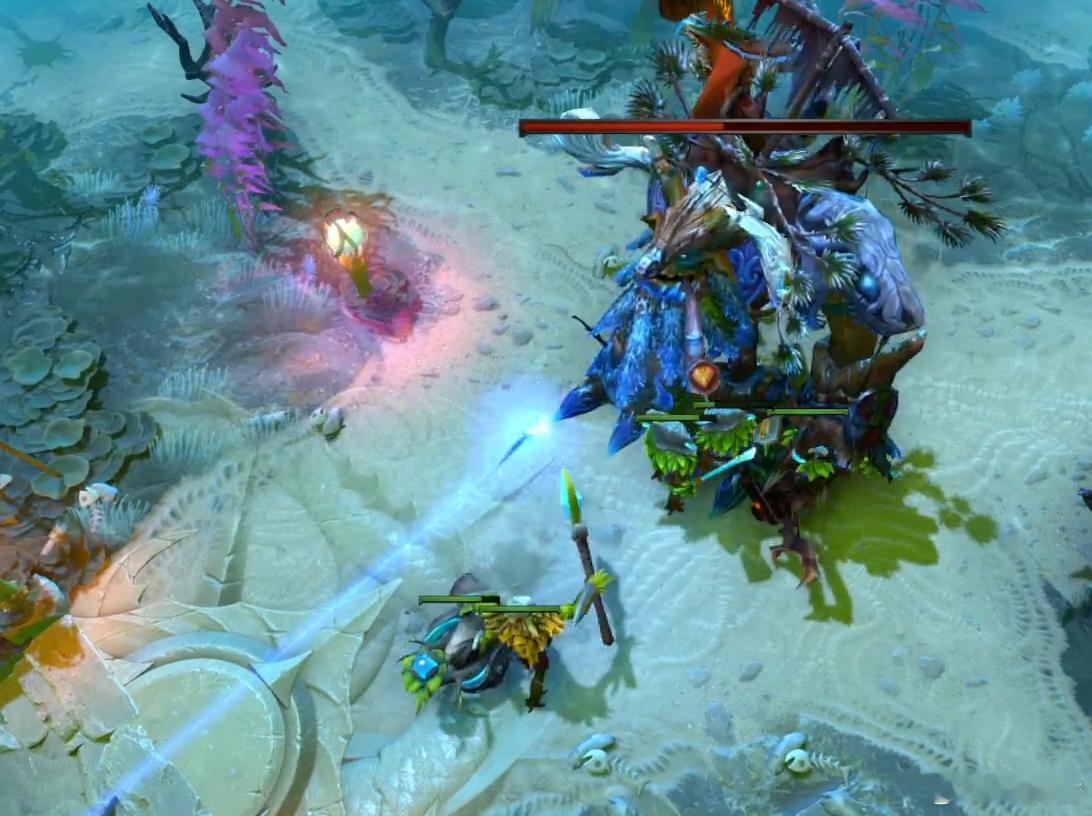 喔？DOTA2的中路大乱斗要来了！根据国外刀友的挖掘，发现DOTA2里搞了新的游