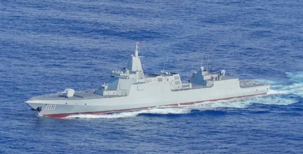 中方用055巡航日本回应其首相对台动武就出兵的言论据日本海军自卫队本部11月