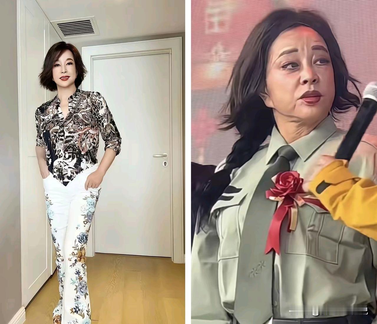 刘晓庆，至死是青春活力美少女！今天刷到一张刘晓庆老师的照片，身材管理上乘：一