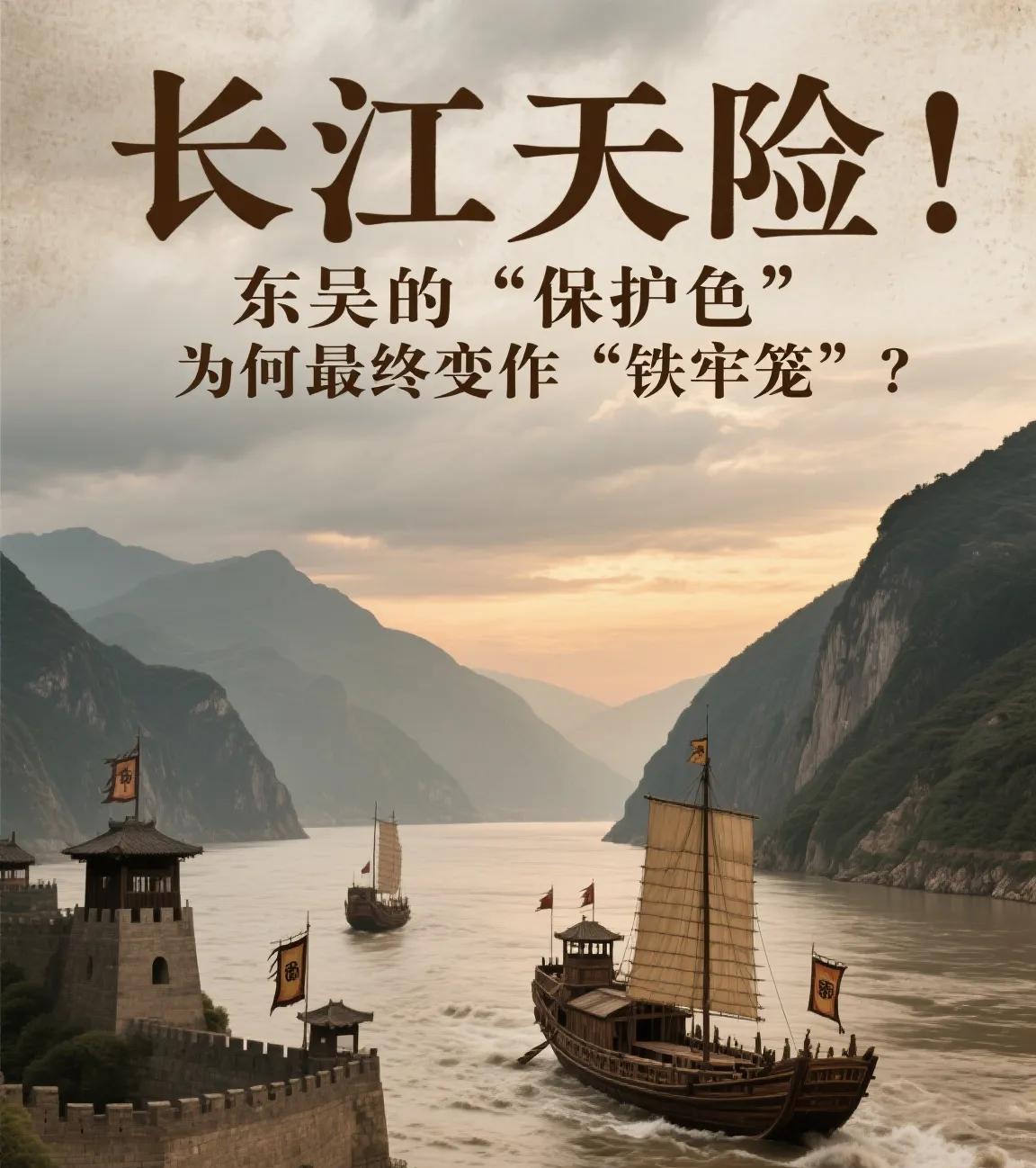 长江天险：东吴的“保护色”为何最终变作“铁牢笼”？赤壁之战的熊熊烈火，成就了东