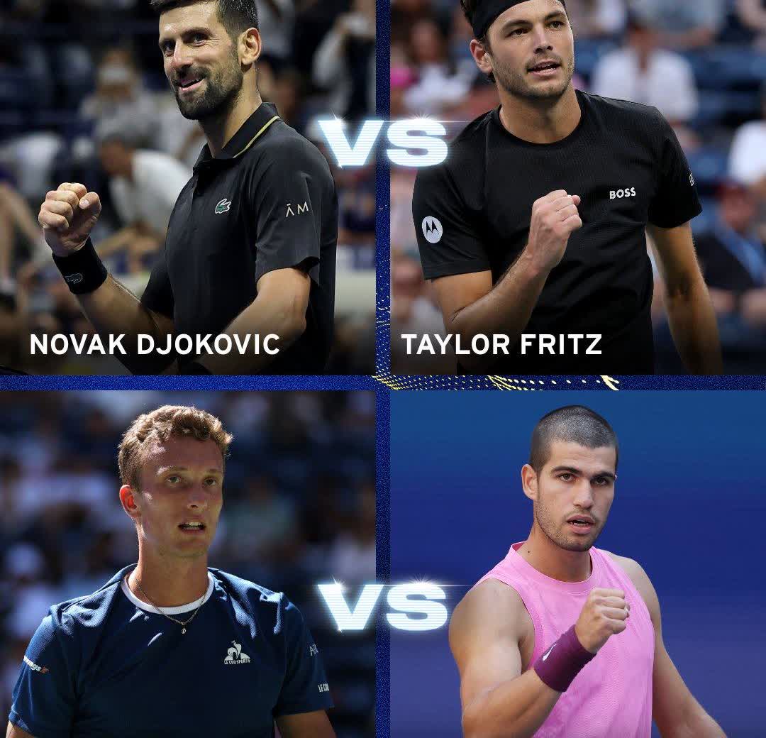 🎾2025美网男单8强已出其41，🇪🇸阿尔卡拉斯，22岁，
