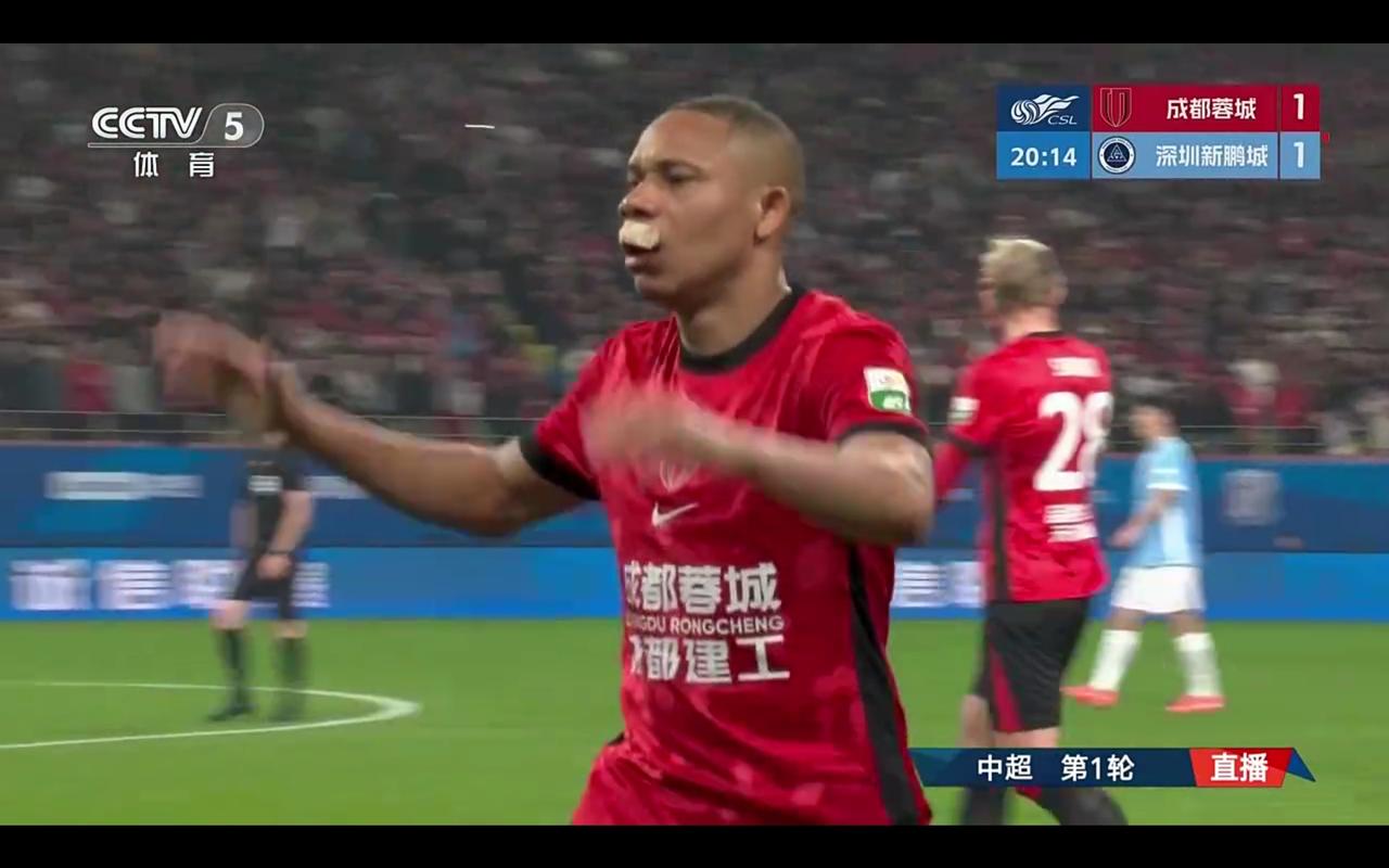 新教练，新阵容，成都蓉城5：1狂胜深圳新鹏城，席尔瓦费利佩爆发得满分，球员点评和