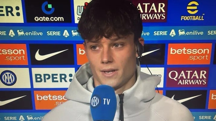 国米小将拉维利: 我在最美的球场里作为国米球员完成首秀