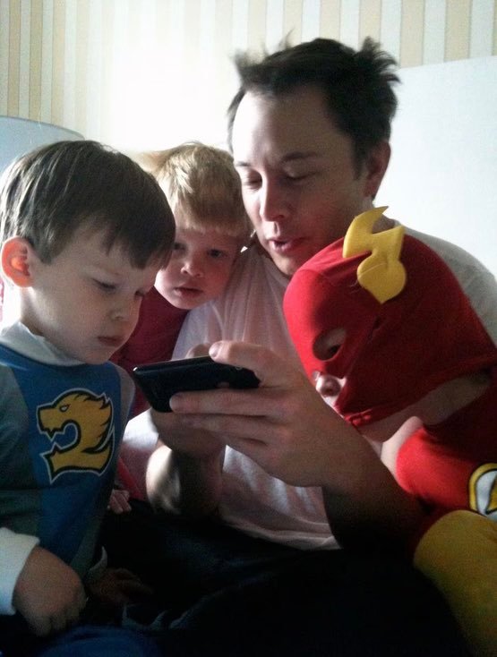 马斯克：孩子们是我最大的快乐源泉