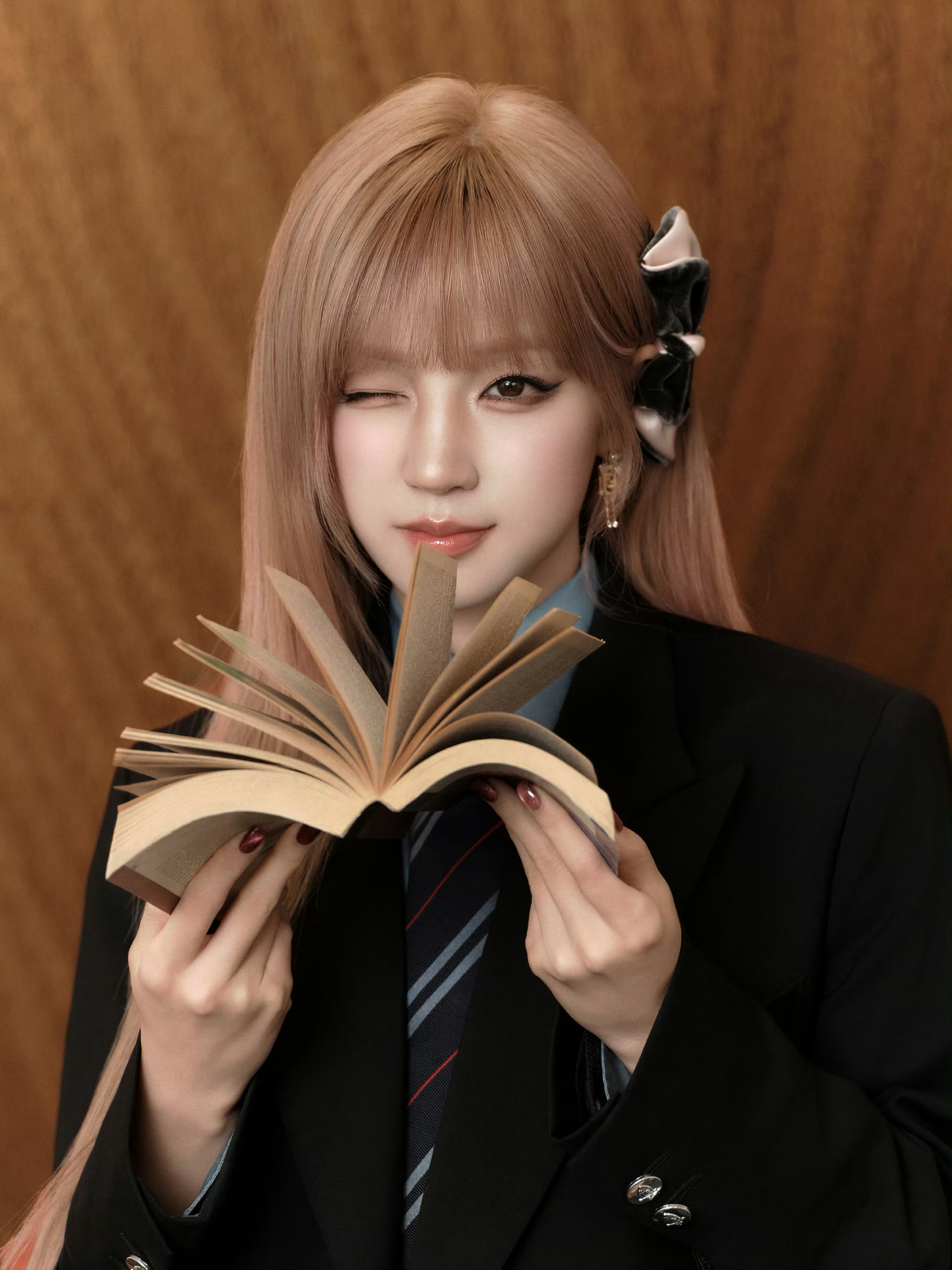 被雨琦学姐漂亮晕了