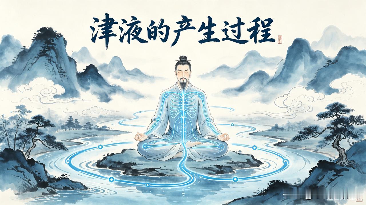 看懂人体津液的完整“生产过程”，终于明白：百病皆源于水液失常补津液水很多